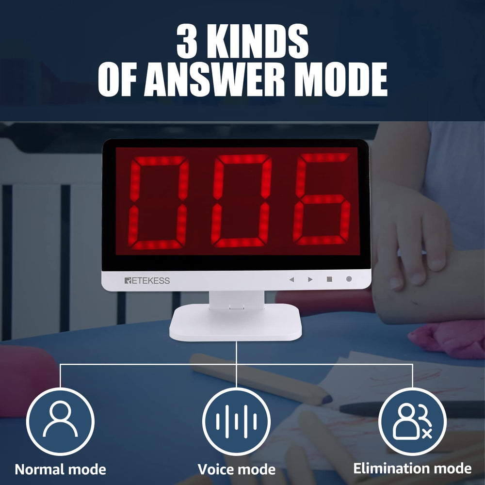 Retekess TM101 countdown timer helps pace game rounds.