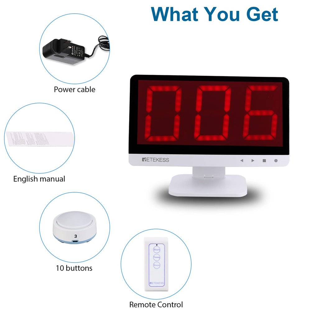 Retekess TM101 supports up to 32 buttons for full participation.