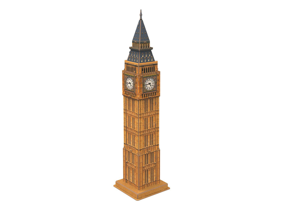 Revell Big Ben assembled tower on display, ideal for desks.