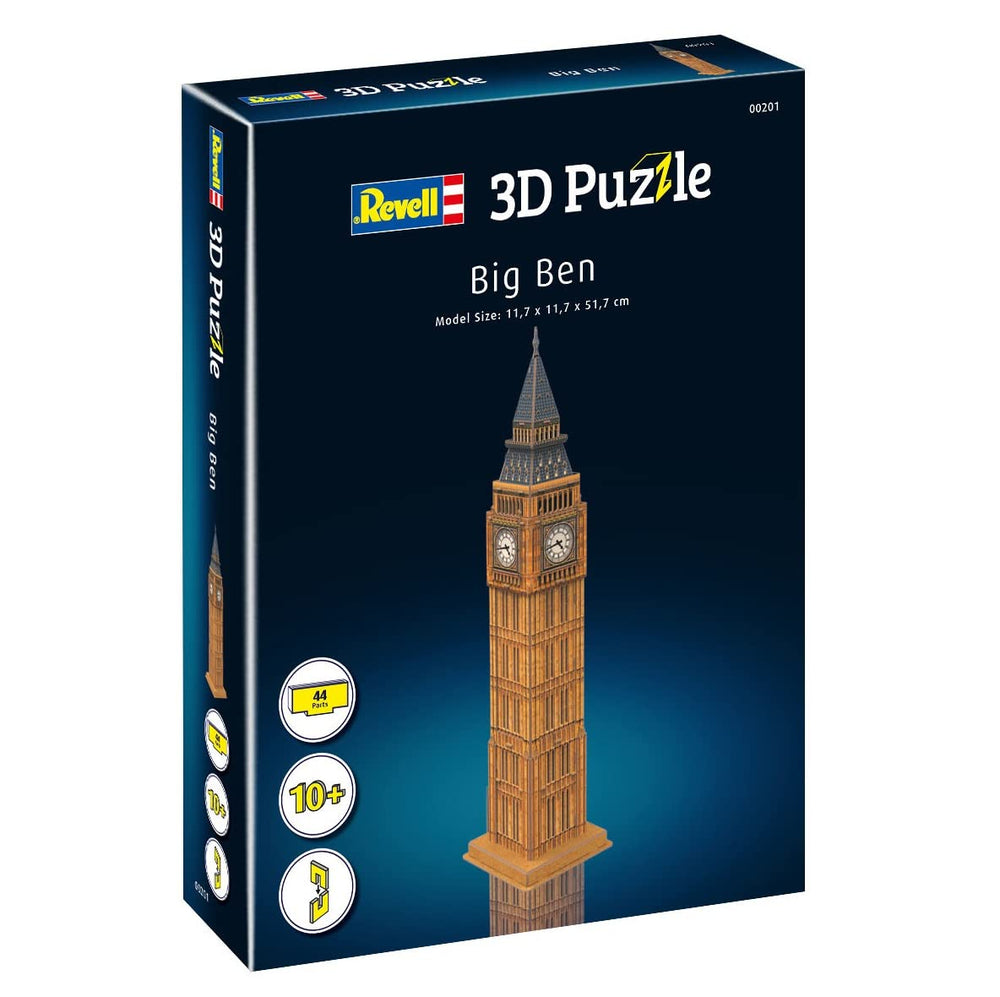 Revell Big Ben detailed design highlights iconic architecture.