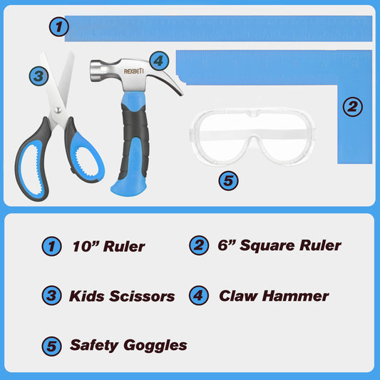 REXBETI kids tool set pliers ideal for small hands and precise grip