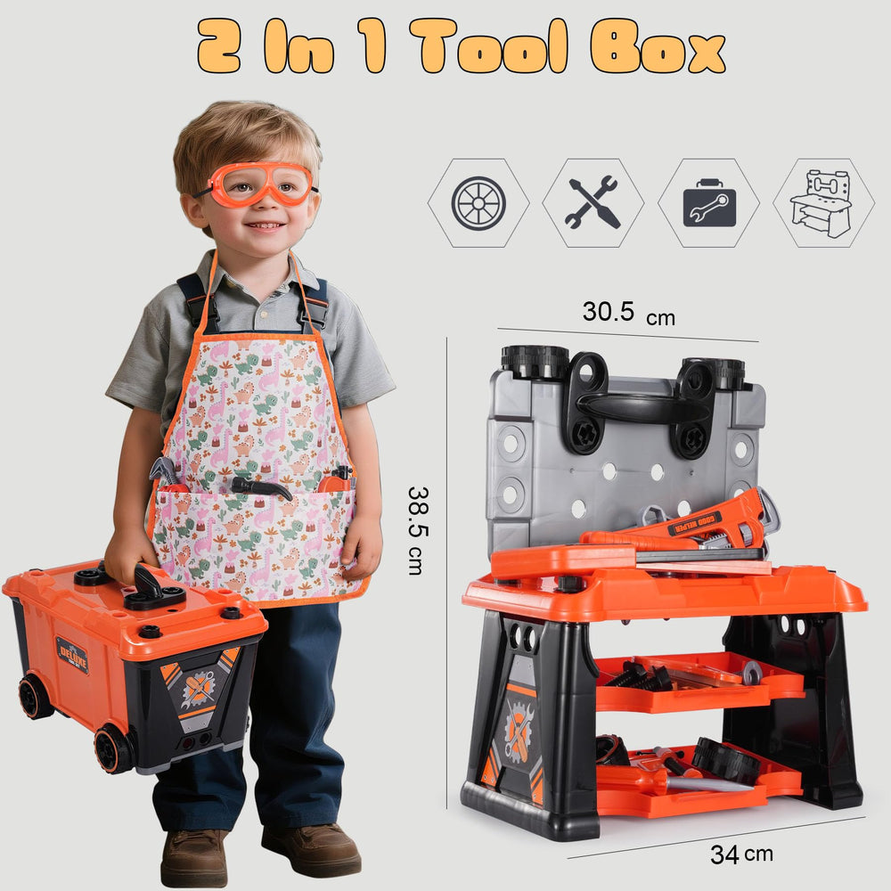 REXBETI transformable toolbox and workbench for interactive building