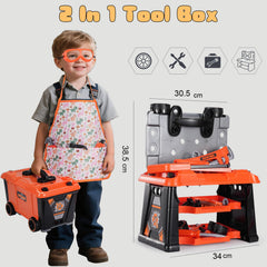 REXBETI transformable toolbox and workbench for interactive building