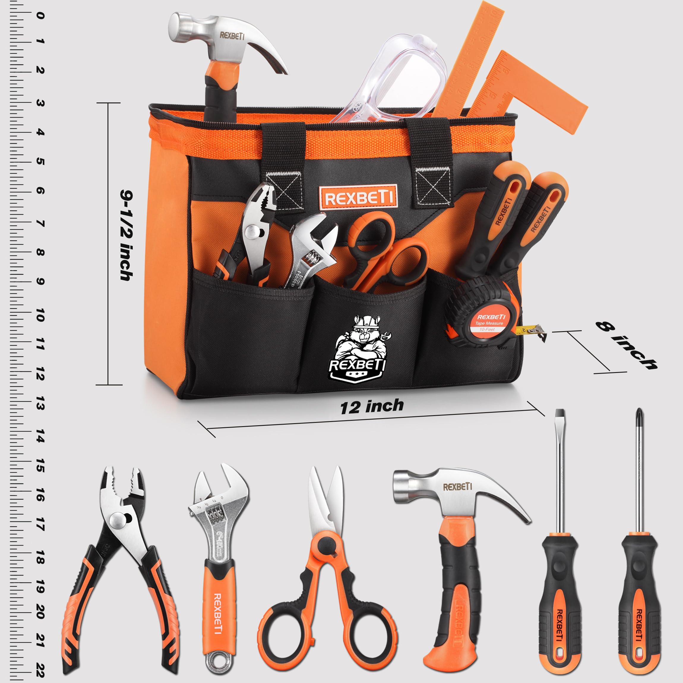 REXBETI measuring tools and ruler for precise kid-friendly projects