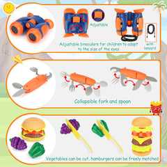 REZUCREY kids binoculars boost exploration during outdoor pretend play.