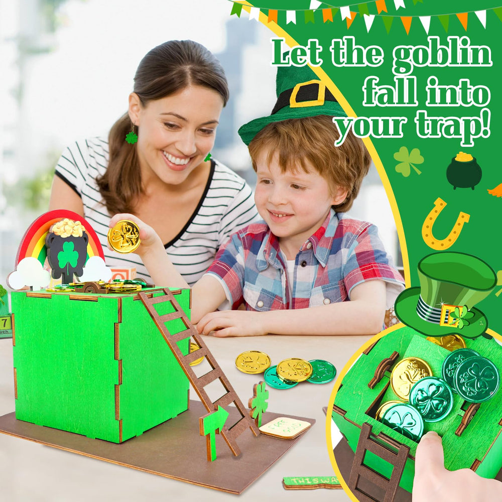 RGJ Leprechaun Trap Kit as a party centerpiece and activity.