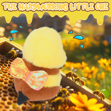 RHHSSE Bee plush offers emotional support through gentle cuddles.