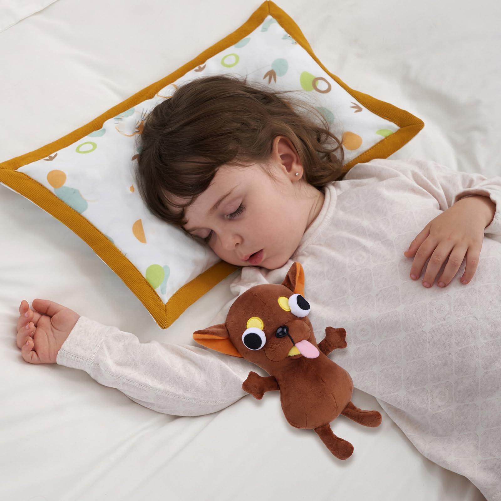 RHHSSE Chihuahua Plush kid hugging moment displaying comforting charm