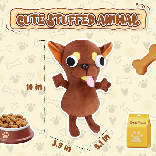 RHHSSE Chihuahua plush close-up showing ultra-soft fabric and reinforced stitching