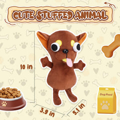 RHHSSE Chihuahua plush close-up showing ultra-soft fabric and reinforced stitching