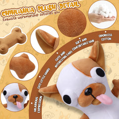 RHHSSE chihuahua plush soft fabric enhances cuddling comfort and cozy moments.