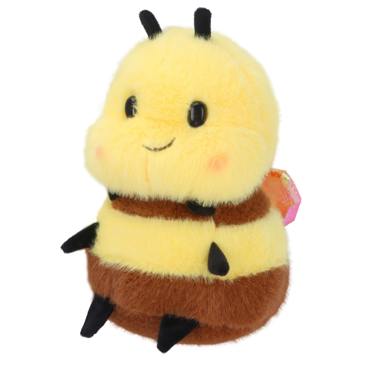 RHHSSE Chubby Smiling Bee Plush with soft fabric and cozy hug appeal.