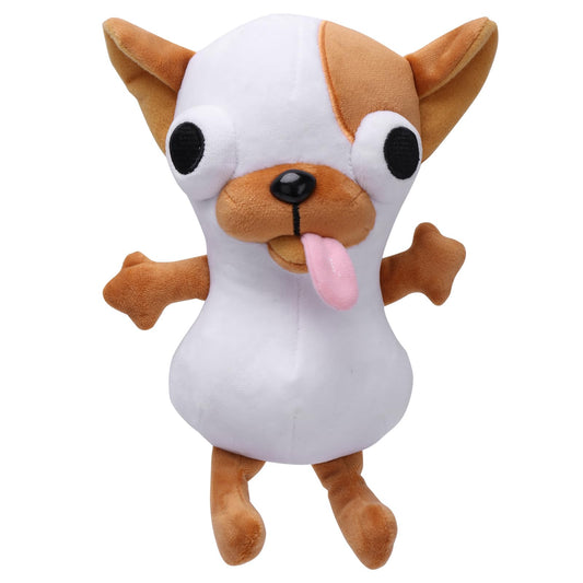 RHHSSE funny big-eyed Chihuahua plush on a desk adds whimsy and a lighter mood.