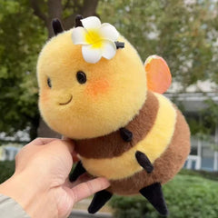 RHHSSE Smiling Bee Plush close-up of friendly face and fur texture.