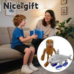 RHMKTC Tung Tung Sahur plush stitching closeup, durable construction for play.
