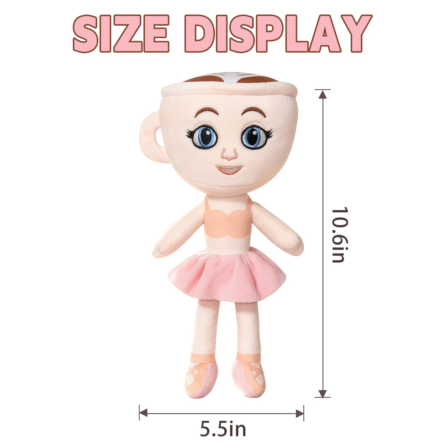 RHMKTC Brainrot plush soft texture invites cozy play.