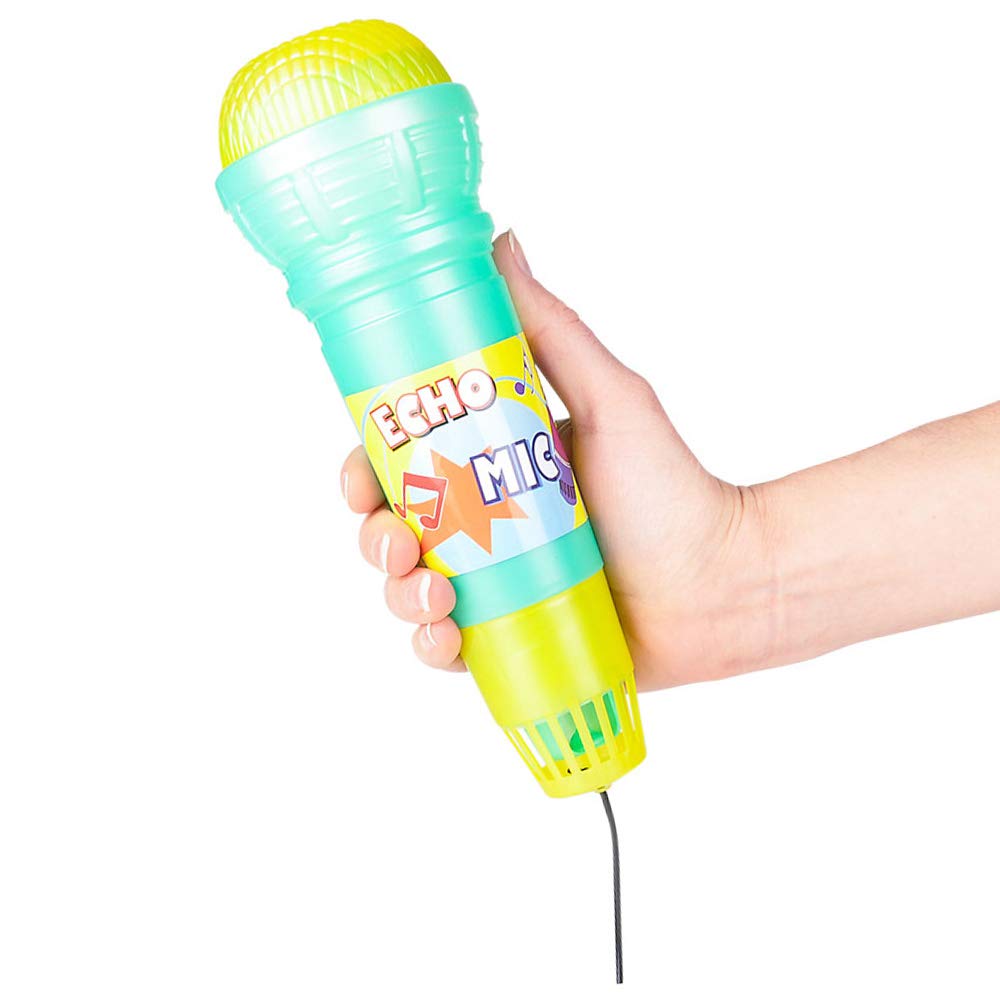 Rhode Island Novelty 10-inch Echo Microphone in use for karaoke fun.