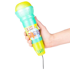 Rhode Island Novelty 10-inch Echo Microphone in use for karaoke fun.
