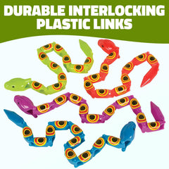 Rhode Island Novelty 15in purple jointed snake coil for imaginative play