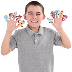 Rhode Island Novelty elephant finger puppet supports interactive storytelling and classroom fun.