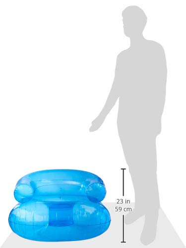 Rhode Island Novelty 36-inch inflatable chair at movie night for group seating.
