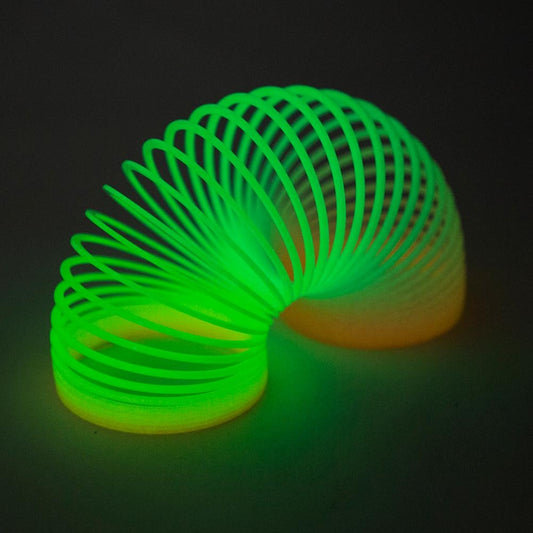 Rhode Island Novelty 3-inch glow-in-the-dark coil spring for parties and gifts