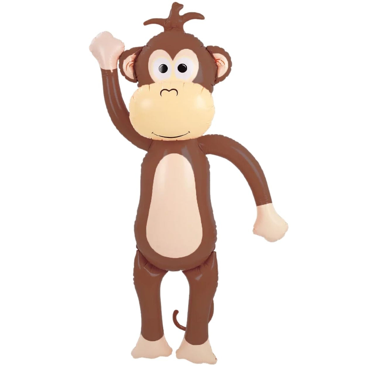 Rhode Island Novelty 67inch Monkey Inflate stands tall, ideal poolside decor for parties.