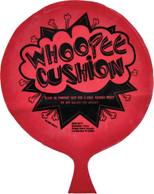 Rhode Island Novelty 8-Inch Whoopee Cushion creates playful laughter at parties.