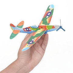 Rhode Island Novelty 8inch glider plane close-up with vibrant color details
