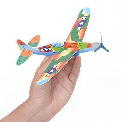 Rhode Island Novelty 8inch glider plane outdoors in park for group play