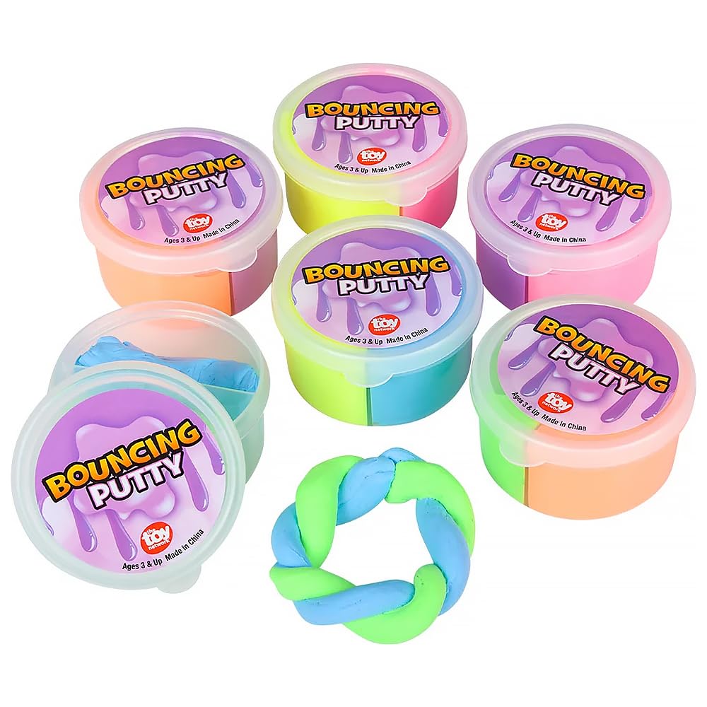 Rhode Island Novelty bouncy putty as a party favor or stocking stuffer.