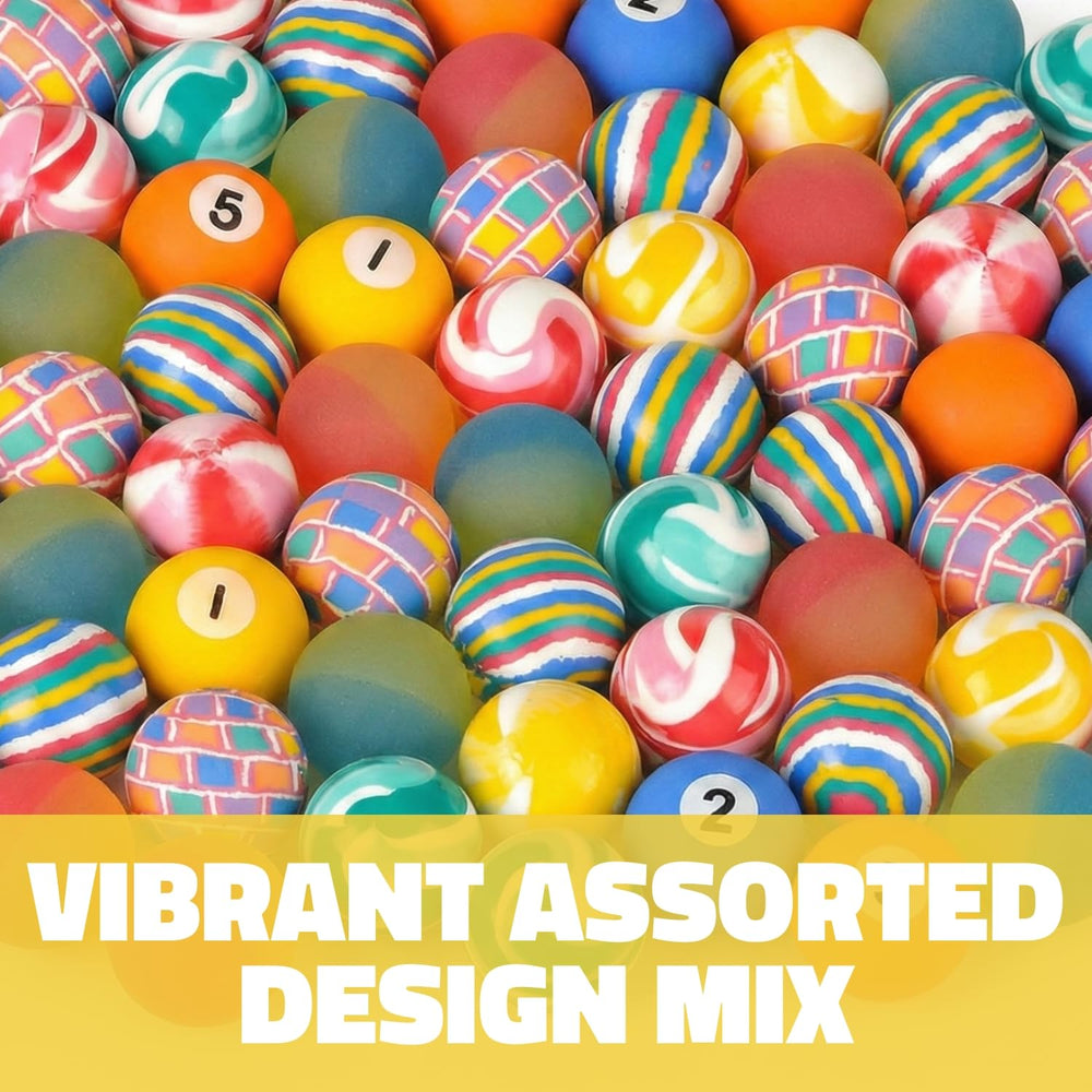 Rhode Island Novelty bulk 50-pack 38mm bouncy balls for classroom activities.