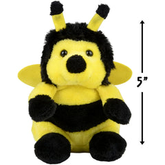Rhode Island Novelty Bumble Bee plush close-up bean fill for tactile use
