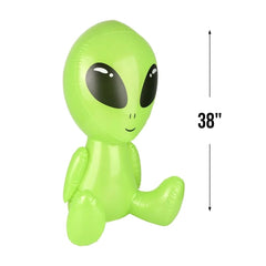 Rhode Island Novelty Galactic Alien inflatable creates a bold photo backdrop at events.