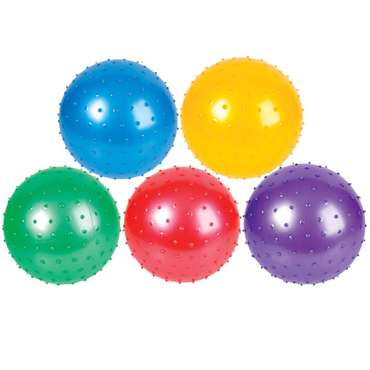 Rhode Island Novelty knobby ball set in assorted colors ready for group games