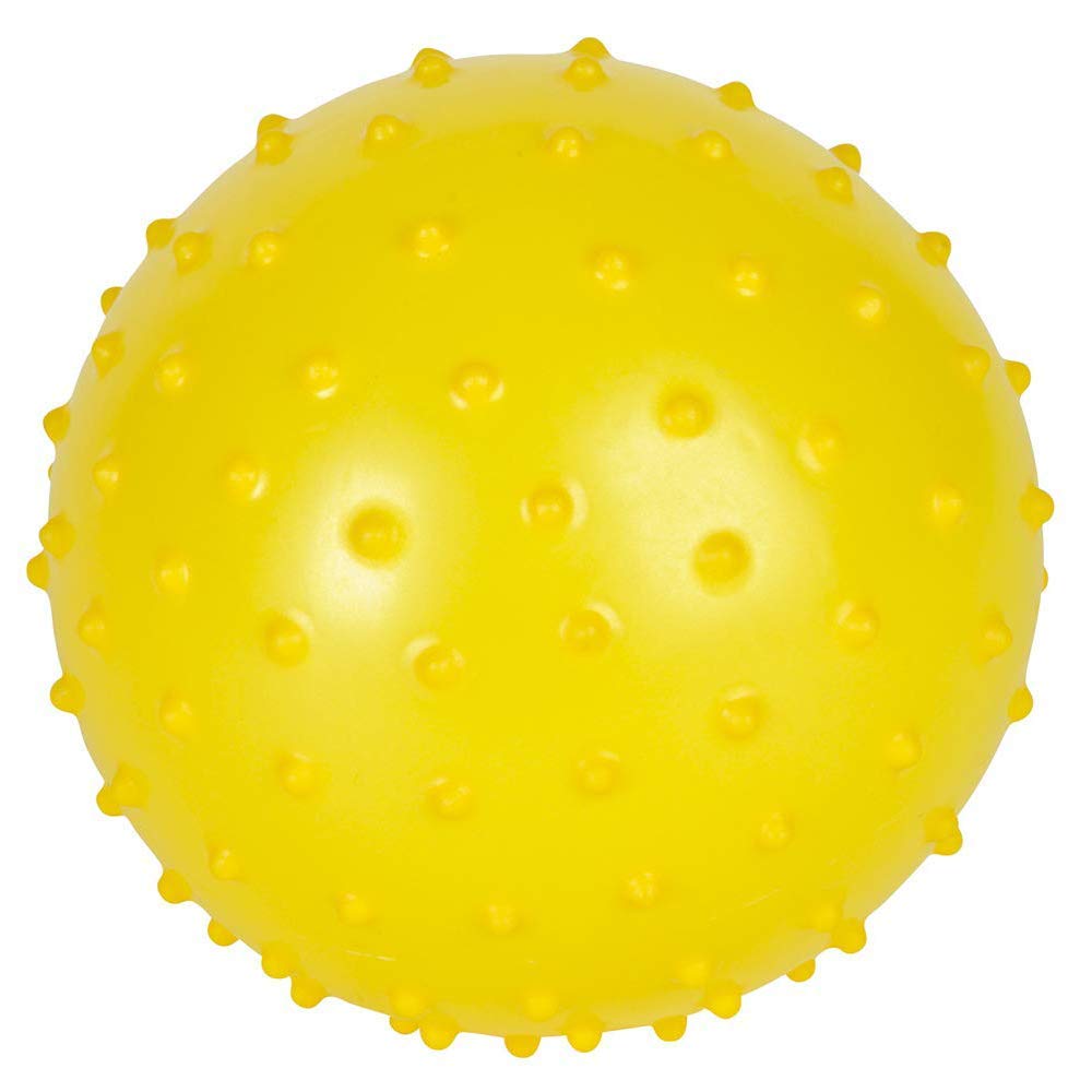 Rhode Island Novelty knobby ball deflated for easy storage and quick setup
