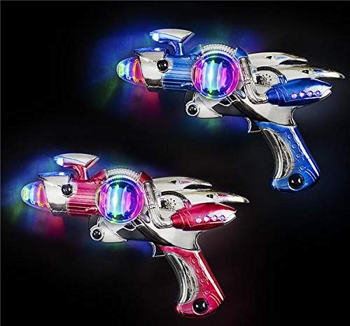 Rhode Island Novelty LED light detail of space blaster for immersive cosplay