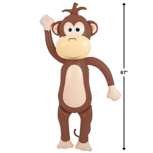 Rhode Island Novelty Monkey Inflate in a pool-use setting, adds whimsy to gatherings.