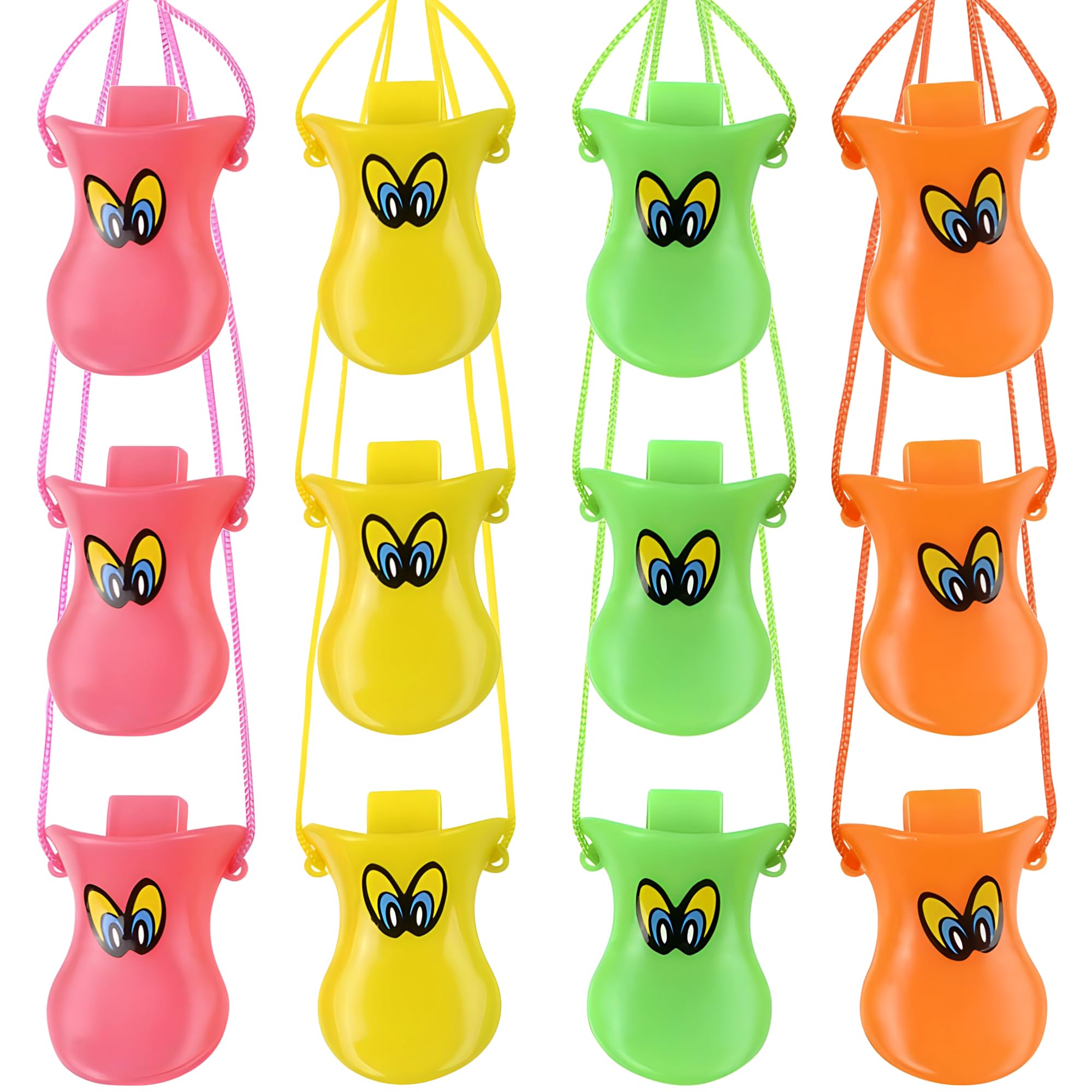 Rhode Island Novelty multicolor duck call whistle pack for outdoor fun and pranks.