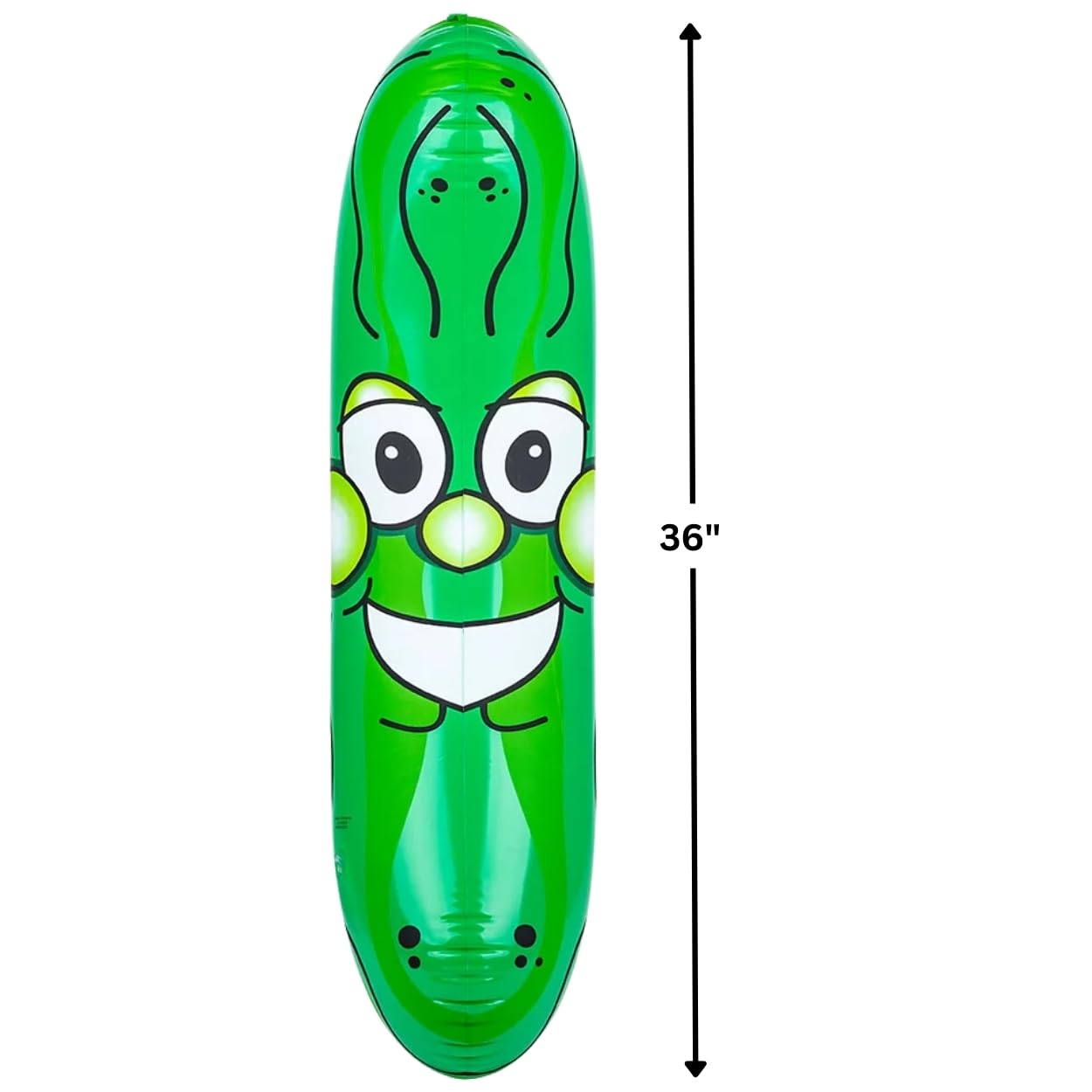 Rhode Island Novelty inflatable pickle used as a playful photo prop.
