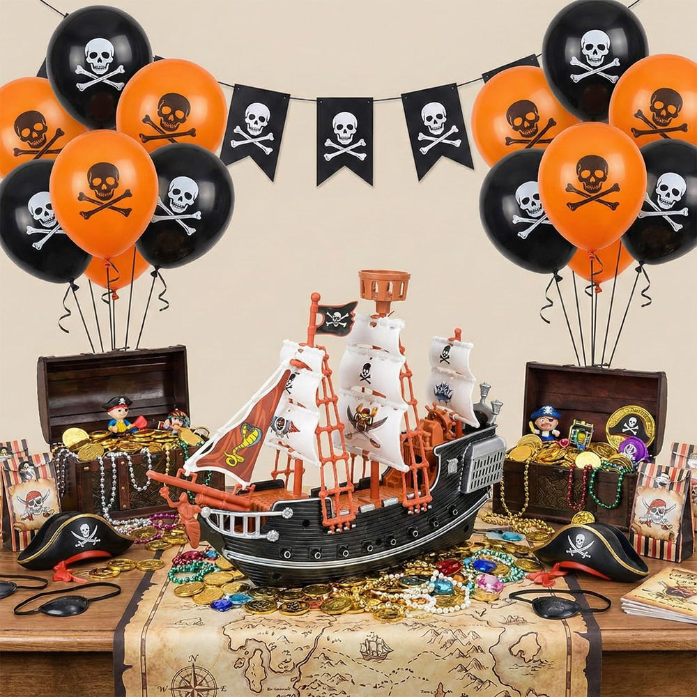 Rhode Island Novelty pirate boat ready for playtime in living rooms and tubs