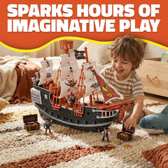 Rhode Island Novelty pirate boat detailed deck for storytelling scenes