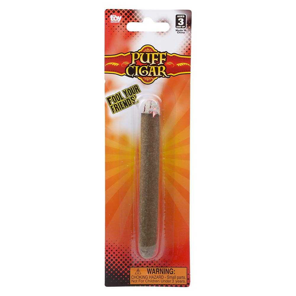 Rhode Island Novelty Puff Cigar 4.5-inch prop for costumes and pranks.