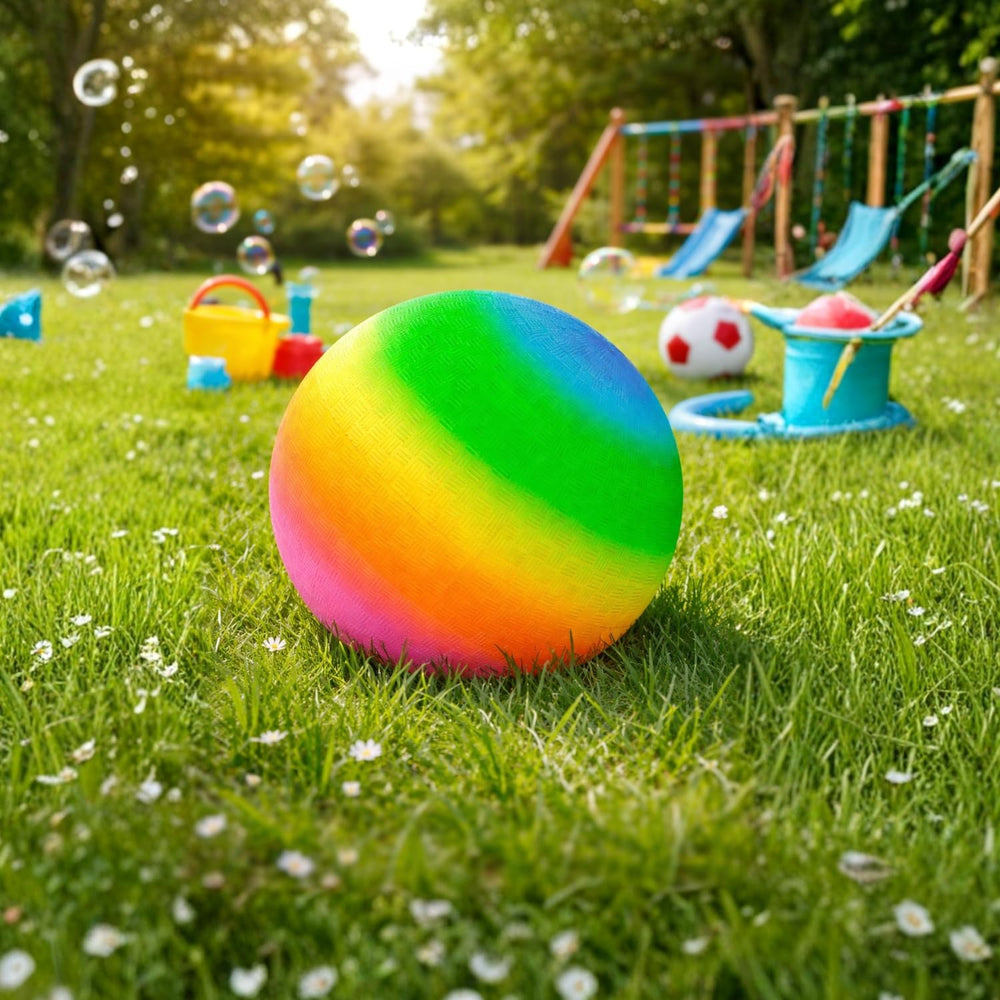 Rhode Island Novelty rainbow ball makes a perfect gift for birthdays.