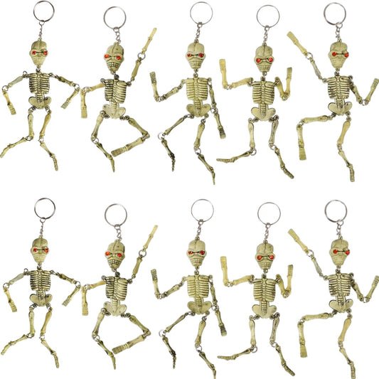 Rhode Island Novelty skeleton keychain backpack charm adds playful daily flair and easy access.