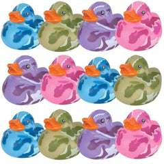 Rhode Island Novelty two inch camouflage rubber duckies for bath time fun