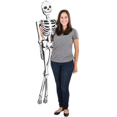 Rhode Island Novelty ZH-SKEL6 haunted house decor adds height and intrigue.