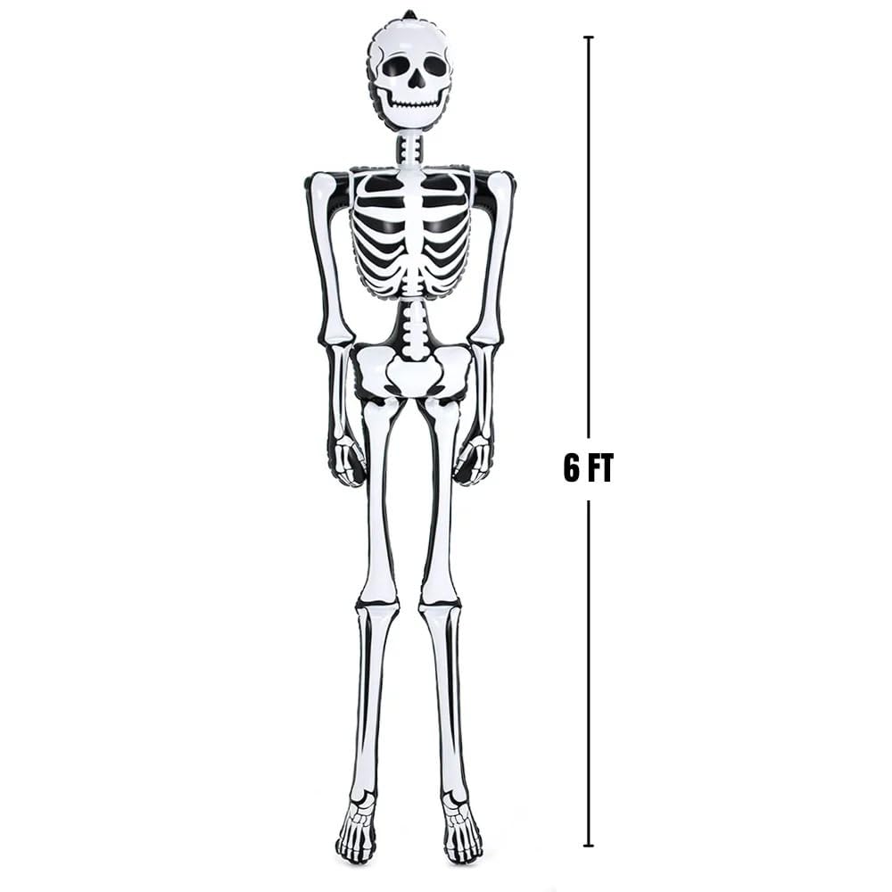 Rhode Island Novelty ZH-SKEL6 perfect for Halloween photos and party moments.