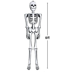 Rhode Island Novelty ZH-SKEL6 perfect for Halloween photos and party moments.
