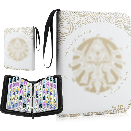 RHOTALL Tears Kingdom themed binder showcasing organized 300-card capacity for Zelda fans